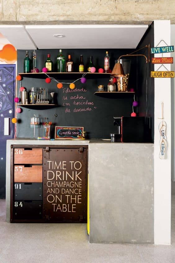 Ideias para você ter um bar em casa