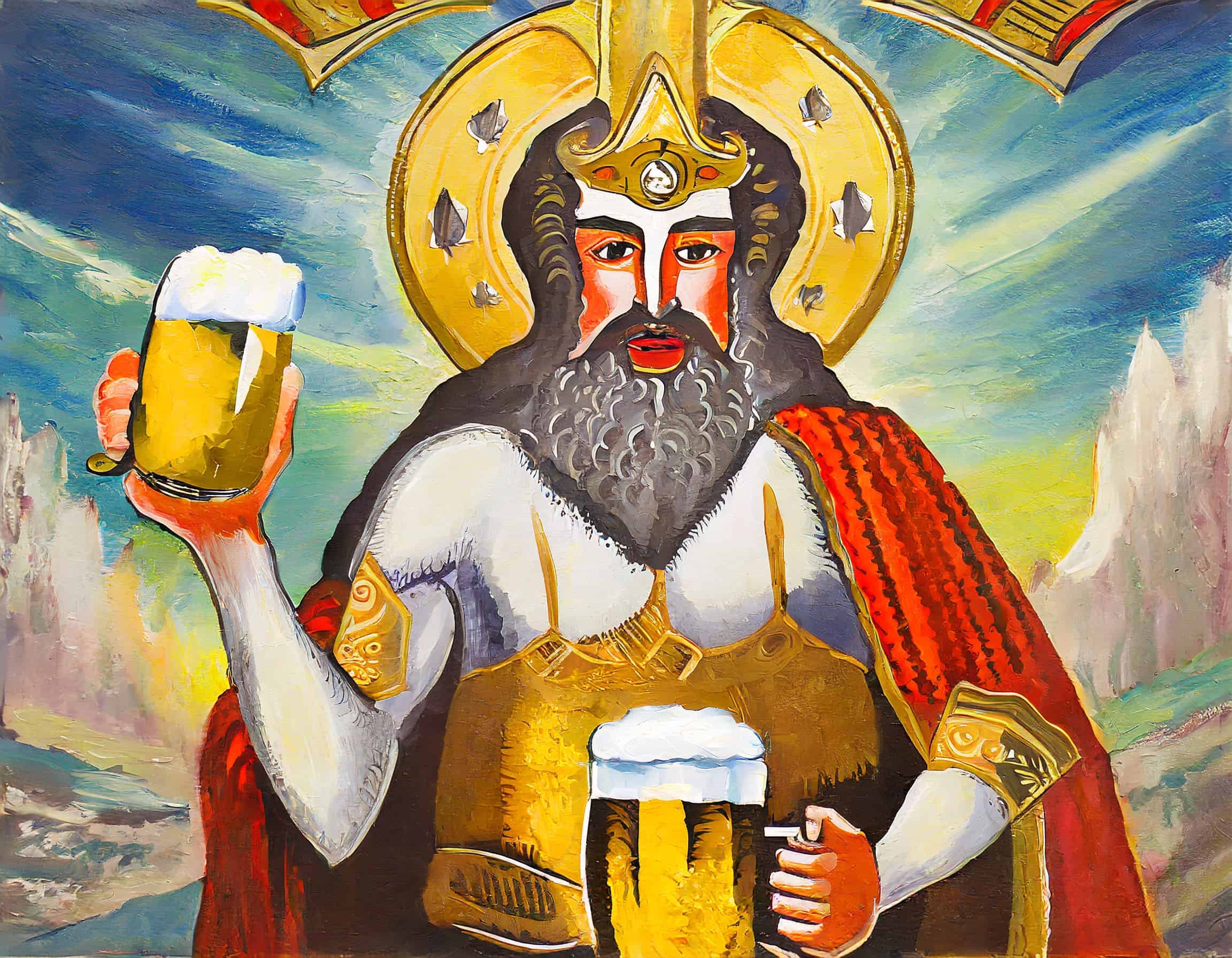 história da cerveja the beer god